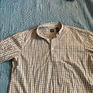 Men’s 2x plaid Dockers short sleeve button down